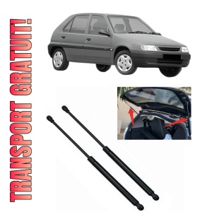 Set 2 amortizoare portbagaj haion CITROEN SAXO (S0, S1) din 1996-2004, 2 bucati, KROSNO, 4 stickere auto CITROEN
