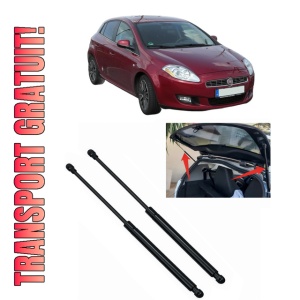 Set 2 amortizoare portbagaj haion FIAT BRAVO II (198_) din 2007-2014, 2 bucati, KROSNO, 4 stickere auto FIAT