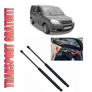 Set 2 amortizoare portbagaj haion FIAT DOBLO MPV (119_, 223_) din 2001-2005, 2 bucati, MAGNUM TECHNOLOGY, 4 stickere auto FIAT