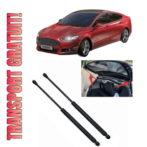 Set 2 amortizoare portbagaj haion FORD MONDEO V Hatchback (CE) din 2014-2015, 2 bucati, KROSNO, 4 stickere auto FORD