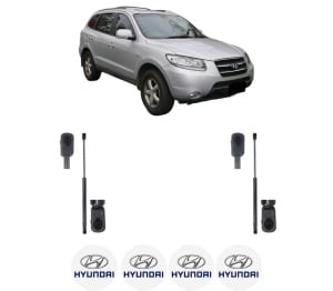 Set 2 amortizoare portbagaj haion HYUNDAI SANTA FÉ II (CM) din 2006-2012, 2 bucati, MAGNUM TECHNOLOGY, 4 stickere auto HYUNDAI v3840