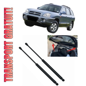 Set 2 amortizoare portbagaj haion HYUNDAI SANTA FÉ II SUV Van (CM) din 2005-2013, 2 bucati, MAGNUM TECHNOLOGY, 4 stickere auto HYUNDAI