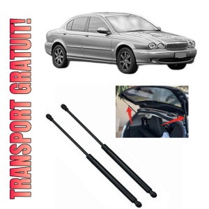 Set 2 amortizoare portbagaj haion JAGUAR X-TYPE I (X400) din 2001-2009, 2 bucati, KROSNO, 4 stickere auto JAGUAR