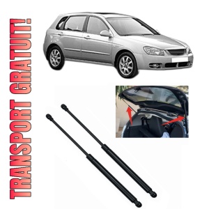 Set 2 amortizoare portbagaj haion KIA CERATO I Hatchback (LD) din 2004-2009, 2 bucati, KROSNO, 4 stickere auto KIA