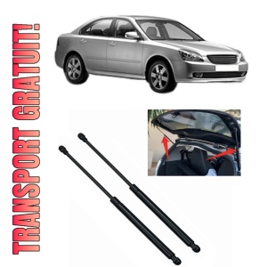 Set 2 amortizoare portbagaj haion KIA MAGENTIS II (MG) din 2005-2010, 2 bucati, KROSNO, 4 stickere auto KIA