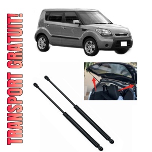 Set 2 amortizoare portbagaj haion KIA SOUL I (AM) din 2009-2014, 2 bucati, KROSNO, 4 stickere auto KIA