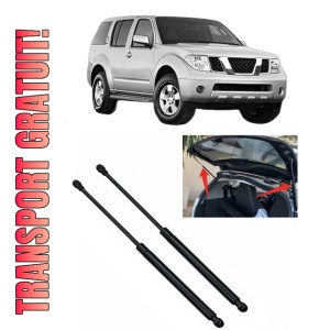 Set 2 amortizoare portbagaj haion NISSAN PATHFINDER III (R51) din 2005-2010, 2 bucati, KROSNO, 4 stickere auto NISSAN