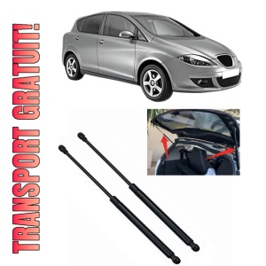 Set 2 amortizoare portbagaj haion SEAT TOLEDO III (5P2) din 2004-2009, 2 bucati, KROSNO, 4 stickere auto SEAT