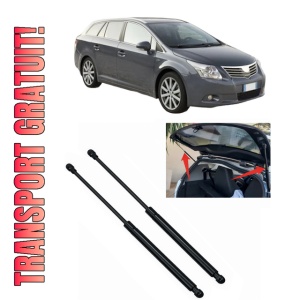 Set 2 amortizoare portbagaj haion TOYOTA AVENSIS Estate (_T27_) din 2008-2018, 2 bucati, MAGNUM TECHNOLOGY, 4 stickere auto TOYOTA