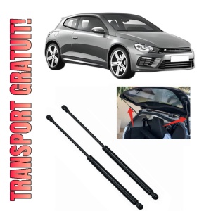 Set 2 amortizoare portbagaj haion Volkswagen SCIROCCO III (137, 138) din 2008-2017, 2 bucati, KROSNO, 4 stickere auto Volkswagen