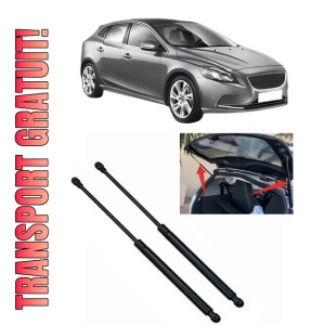 Set 2 amortizoare portbagaj haion VOLVO V40 Hatchback (525) din 2012-2019, 2 bucati, KROSNO, 4 stickere auto VOLVO