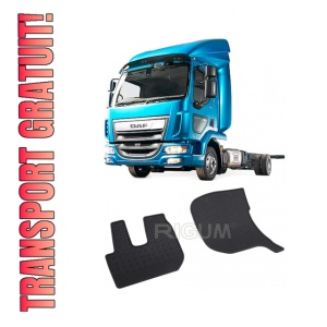 Set 2 covorase Daf Lf Euro 6 2013-prezent, din cauciuc 100%, compatibile cu autoturismul DAF LF