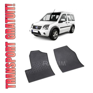 Set 2 covorase Ford Tourneo Connect 2M 2003-2013, din cauciuc 100%, compatibile cu autoturismul FORD Tourneo