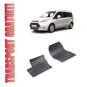 Set 2 covorase Ford Transit Connect 2M 2014-prezent, din cauciuc 100%, compatibile cu autoturismul FORD Transit