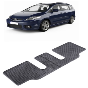 Set 2 covorase Mazda 5 2006-2010, din cauciuc 100%, compatibile cu autoturismul MAZDA 5 v2120