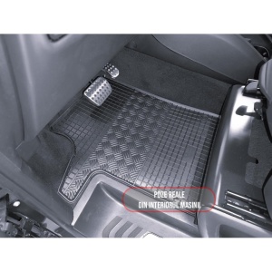 Set 2 covorase Mercedes Vito 2/3M 2014-prezent, din cauciuc 100%, compatibile cu autoturismul MERCEDES Vito v4844