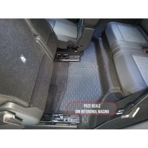 Set 2 covorase Peugeot 5008 Hybrid Randul 3 2024-prezent, din cauciuc 100%, compatibile cu autoturismul PEUGEOT 5008 v4514