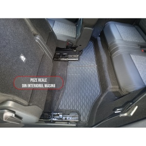 Set 2 covorase Peugeot E-5008 Hybrid Randul 3 2024-prezent, din cauciuc 100%, compatibile cu autoturismul PEUGEOT E-5008 v4526