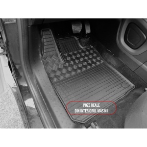 Set 2 covorase Smart Fortwo 2015-prezent, din cauciuc 100%, compatibile cu autoturismul SMART ForTwo v4021