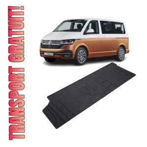 Set 2 covorase Volkswagen T6 Multivan 2015-2019, Randul 2,din cauciuc 100%, compatibile cu autoturismul Volkswagen T6