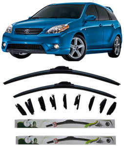 Set 2 stergatoare MultiAdapter 53cm/45cm compatibile cu Toyota MATRIX (_E13_) (2002-2005) (53 cm/45 cm) accesorii pentru autoturismul tau - masina v208254
