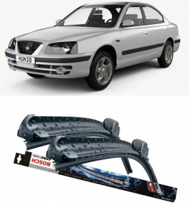 Set 2 stergatoare parbriz AR502S (500mm x 450mm) pentru Hyundai Elantra (HD) (09.05 -) Bosch accesorii pentru autoturismul tau - masina v218571