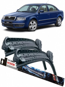 Set 2 stergatoare parbriz AR551S (550mm x 500mm) pentru SKODA Superb (3U4) (12.01-03.08) Bosch accesorii pentru autoturismul tau - masina v218223