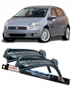 Set 2 stergatoare parbriz Bosch Aerotwin 600/475mm compatibile cu Fiat PUNTO Hatchback Van (199_) (2009) Bosch accesorii pentru autoturismul tau - masina v215864
