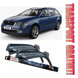 Set 2 stergatoare parbriz Bosch Aerotwin 600/475mm compatibile cu Skoda Octavia II Combi (1Z5) (2004-2013) Bosch