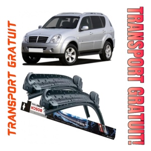 Set 2 stergatoare parbriz Bosch Aerotwin 600/475mm compatibile cu Ssangyong REXTON / REXTON II VAN (2011-2013) Bosch