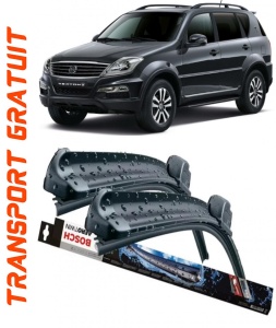 Set 2 stergatoare parbriz Bosch Aerotwin 600/475mm compatibile cu Ssangyong REXTON W / REXTON (2012) Bosch accesorii pentru autoturismul tau - masina v213188