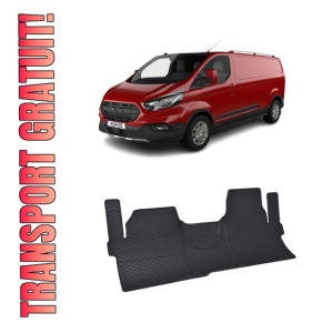 Set 3 covorase Ford Transit Custom 2/3 Míst 2024-prezent, din cauciuc 100%, compatibile cu autoturismul FORD Transit