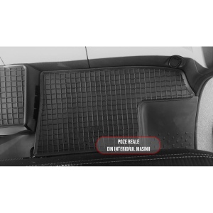 Set 3 covorase Nissan Nv300 2014-prezent , Randul 2 din cauciuc 100%, compatibile cu autoturismul NISSAN NV300 v5594