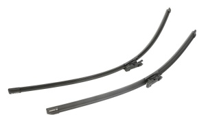 Set 3 stergatoare CITROEN C4 Coupe (LA_) din 2004 - 2011, pentru parbriz si luneta fata si spate auto, Bosch Twin, din cauciuc siliconat rezistent, 4 Stickere Auto CITROEN v2894