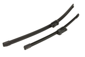 Set 3 stergatoare FORD KA+ III (UK, FK) din 2016-2018, pentru parbriz si luneta fata si spate auto, Bosch Aerotwin-Aerotwin, din cauciuc siliconat rezistent, 4 Stickere Auto FORD - Img 5