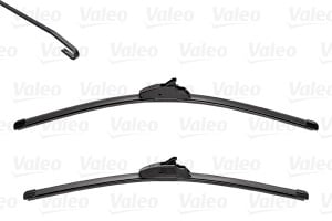 Set 3 stergatoare KIA SPORTAGE IV (QL, QLE) din 2015 - 2022, pentru parbriz si luneta fata si spate auto, Valeo Silencio, din cauciuc siliconat rezistent, 4 Stickere Auto KIA v12182