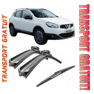 Set 3 stergatoare parbriz si luneta AR141S (650mm x 400mm) pentru Nissan Qashqai (J11E) (12.13-) Bosch
