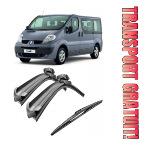 Set 3 stergatoare parbriz si luneta AR801S (600mm x 530mm) pentru Renault Trafic II (EL/FL/JL) (06.01-12.06) Bosch