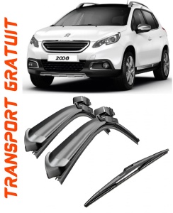 Set 3 stergatoare parbriz si luneta Bosch Aerotwin pentru Peugeot 2008 (A94) (03.13 -) Bosch accesorii pentru autoturismul tau - masina v219152