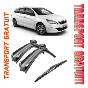 Set 3 stergatoare parbriz si luneta Bosch Aerotwin pentru Peugeot 308 (T9) SW (01.15 -) Bosch