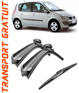 Set 3 stergatoare parbriz si luneta Bosch Aerotwin pentru Renault Scenic II (JM) (12.04 - 04.09) Bosch accesorii pentru autoturismul tau - masina v219974