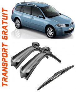 Set 3 stergatoare parbriz si luneta Bosch Aerotwin pentru Renault Megane II Grandtour (KM) (02.06 - 02.09) Bosch accesorii pentru autoturismul tau - masina v219177