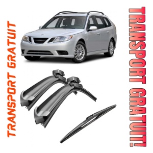 Set 3 stergatoare parbriz si luneta Bosch Aerotwin pentru SAAB 9-3 (9440) Kombi (09.07 - 02.11) Bosch