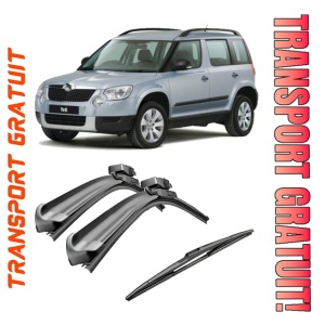 Set 3 stergatoare parbriz si luneta Bosch Aerotwin pentru Skoda Yeti (5L7) (09.09 - 05.15) Bosch
