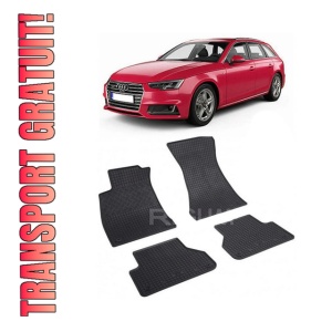 Set 4 covorase Audi A4 2020-prezent, din cauciuc 100%, compatibile cu autoturismul AUDI A4