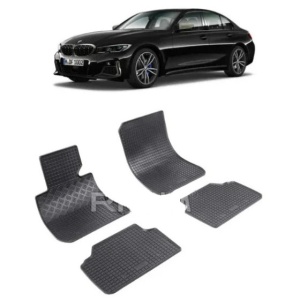 Set 4 covorase Bmw Seria 3 E90 Sedan / Touring 2004-2011, din cauciuc 100%, compatibile cu autoturismul BMW Seria 3 v198