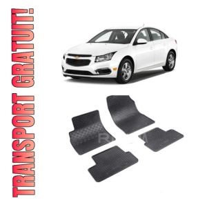 Set 4 covorase Chevrolet Cruze 2009-2016, din cauciuc 100%, compatibile cu autoturismul CHEVROLET Cruze