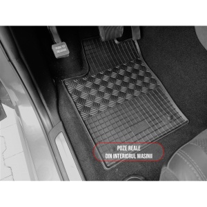 Set 4 covorase Dodge Durango 2019-prezent, din cauciuc 100%, compatibile cu autoturismul DODGE Durango v1593