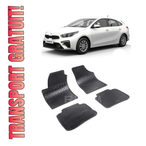 Set 4 covorase Kia Cerato 2004-2009, din cauciuc 100%, compatibile cu autoturismul KIA Cerato