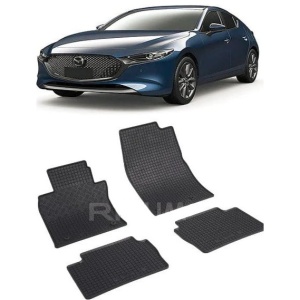 Set 4 covorase Mazda Cx-30 2019-prezent, din cauciuc 100%, compatibile cu autoturismul MAZDA CX-30 v4282